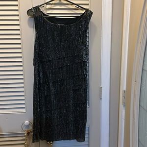 Black and silver dress Used couple time